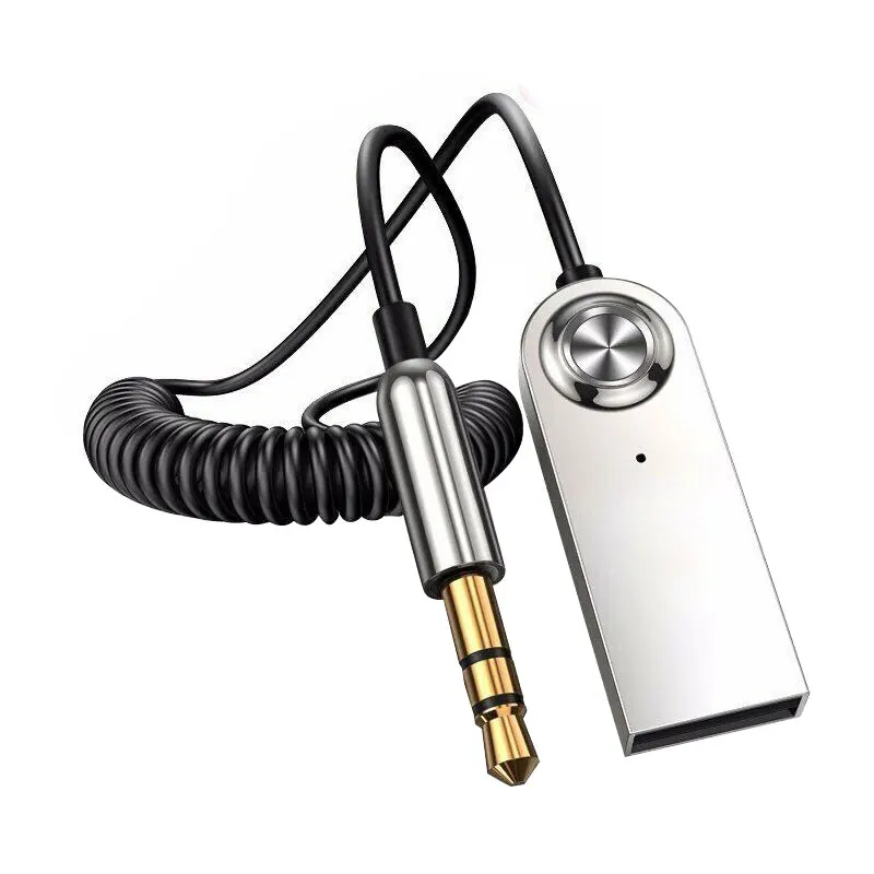 Aux Bluetooth Adapter Dongle Cable For Car 3.5mm Jack Aux Bluetooth 5.0 4.2 4.0 Receiver Speaker Audio Music Receiver