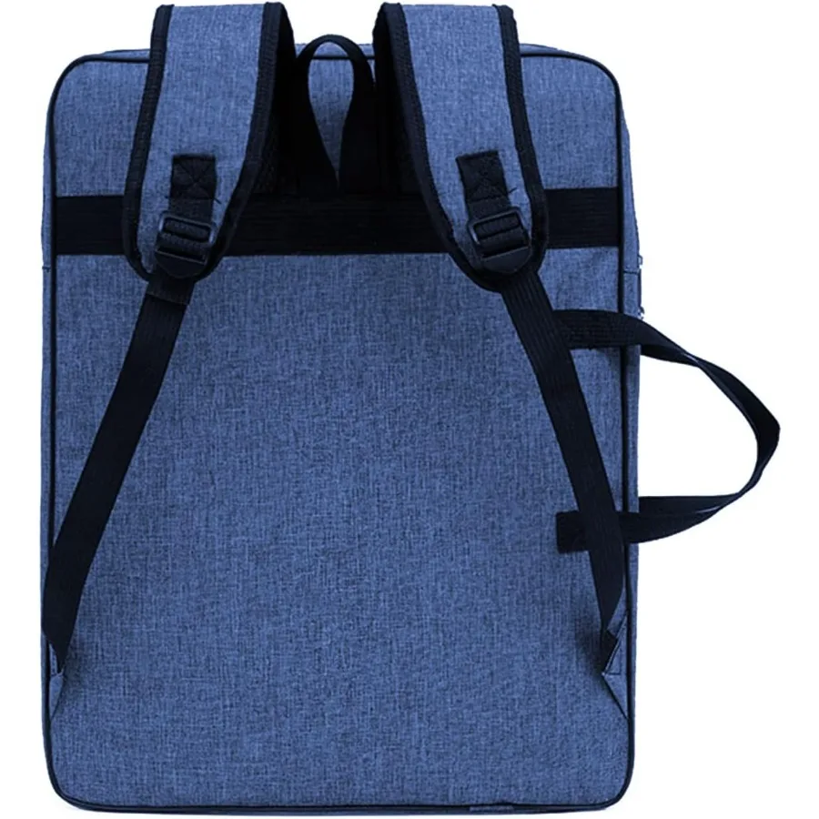 Mochila de transporte de cartera de artista 8K para almacenamiento de arte versátil: mochila de tablero de dibujo ajustable impermeable con protección