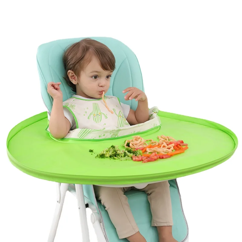 Baby eating artifact eating placemats children learn to eat anti-dirty dining tables and chairs cushions feeding bibs.