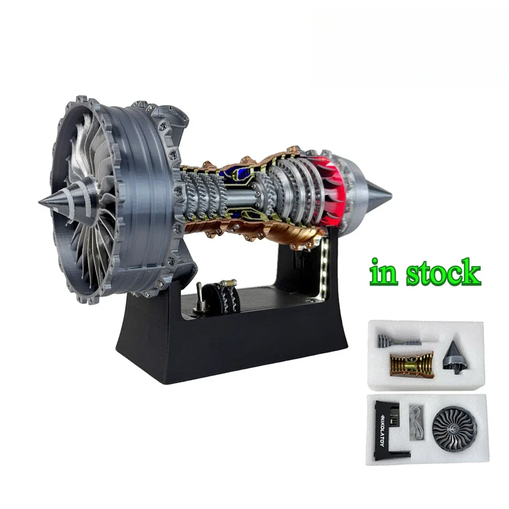 TR900 Turbofan Engine Model Gift PLA+ Material Configuration High-performance Motor Engine Model Ornament Toys