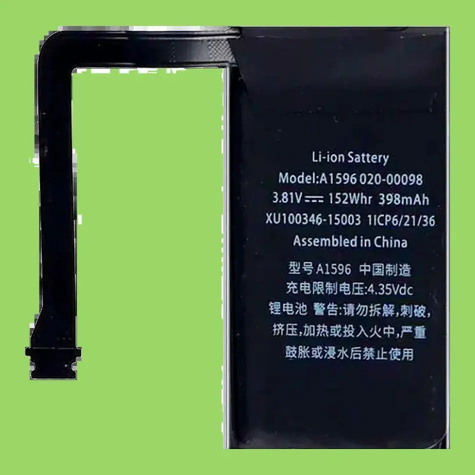 

Для Apple Airpods 1 2 1St 2Nd A1596 020-00098 Беспроводное зарядное устройство 398 мАч Стабильный аккумулятор для наушников