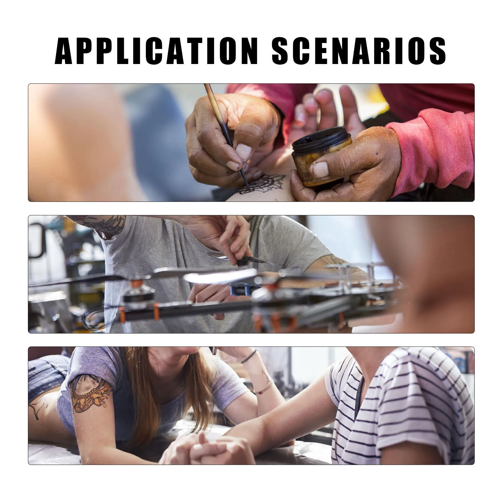 100pcs Plastic Glue Rings Disposable 2.50X1.70X1.70Cm White Small Size For Eyelash Extension Application Glue Ring Holder Fast