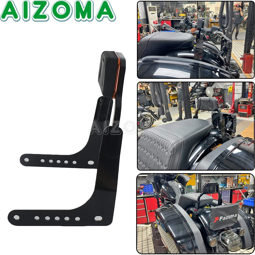 

Club Style Passenger Backrest Motorcycle Sissy Bar For Harley Softail Low Rider ST FXLRST EI Diablo FXRST 117 Sport Glide FLSB