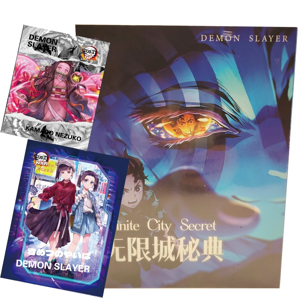 

Hot Blooded Battle Anime Demon Slayer Card Highly Beloved Protagonist Fashion Trends Peripheral Rare Cards Perfect Holiday Gifts