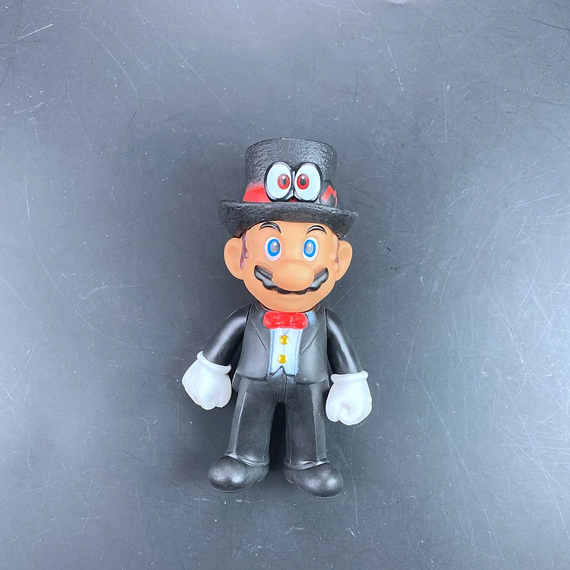 12Cm Super Mario Bros Cartoon Poppen Model Anime Figuren Luigi Yoshi Mario Creatieve Collectible Model Speelgoed Voor Kinderen Verjaardagscadeau