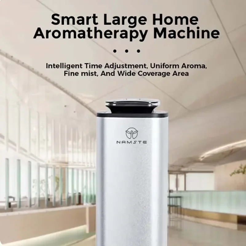 NAMSTE 3000m3 Bluetooth Home Ambientador Capacidade 800ML Óleos Essenciais de Hotel HVAC Grande Difusor de Fragrância de Aromaterapia