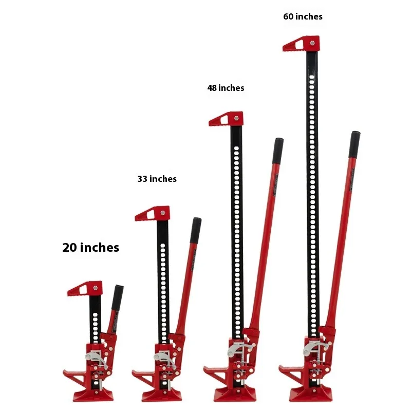 على الطرق الوعرة سيارة جاك مزرعة قرد تسلق قضيب الإطارات رفع أداة معدات الإنقاذ الذاتي لسيارات الدفع الرباعي والشاحنات