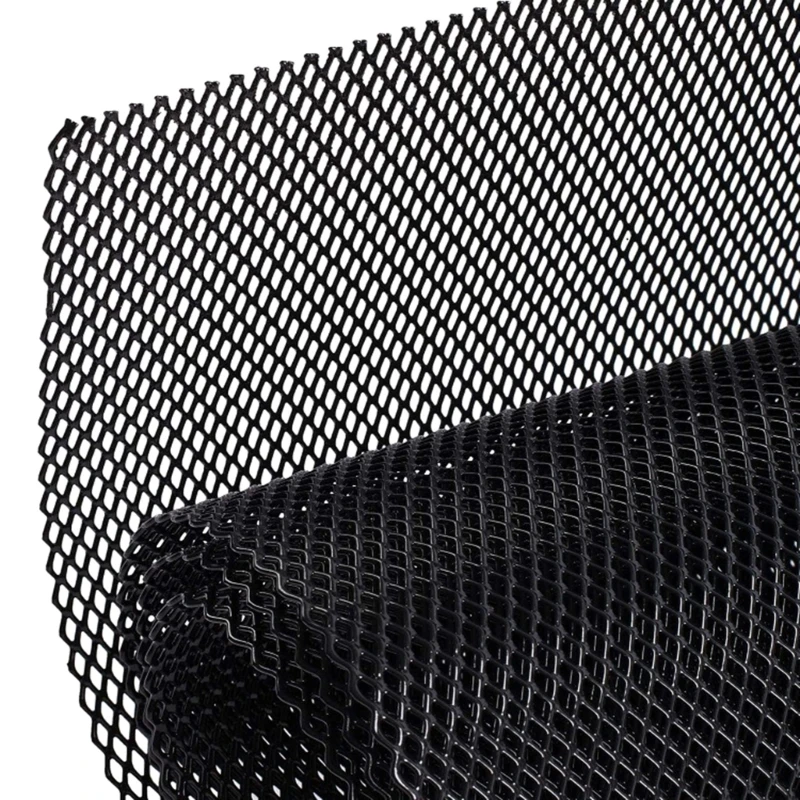 Aluminium Mesh Grille Universal Car Race Grill Net Vent Tuning for Bumpers Waterproof & Corrosion Resistant Durable