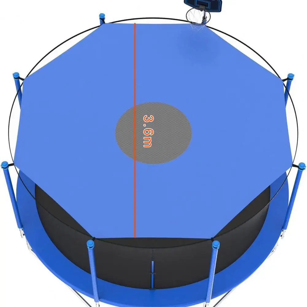 

Trampoline Cover Anti-UV Waterproof Trampoline Shade Cover Sunshade Roof Accessories for Outdoor Backyard Playground