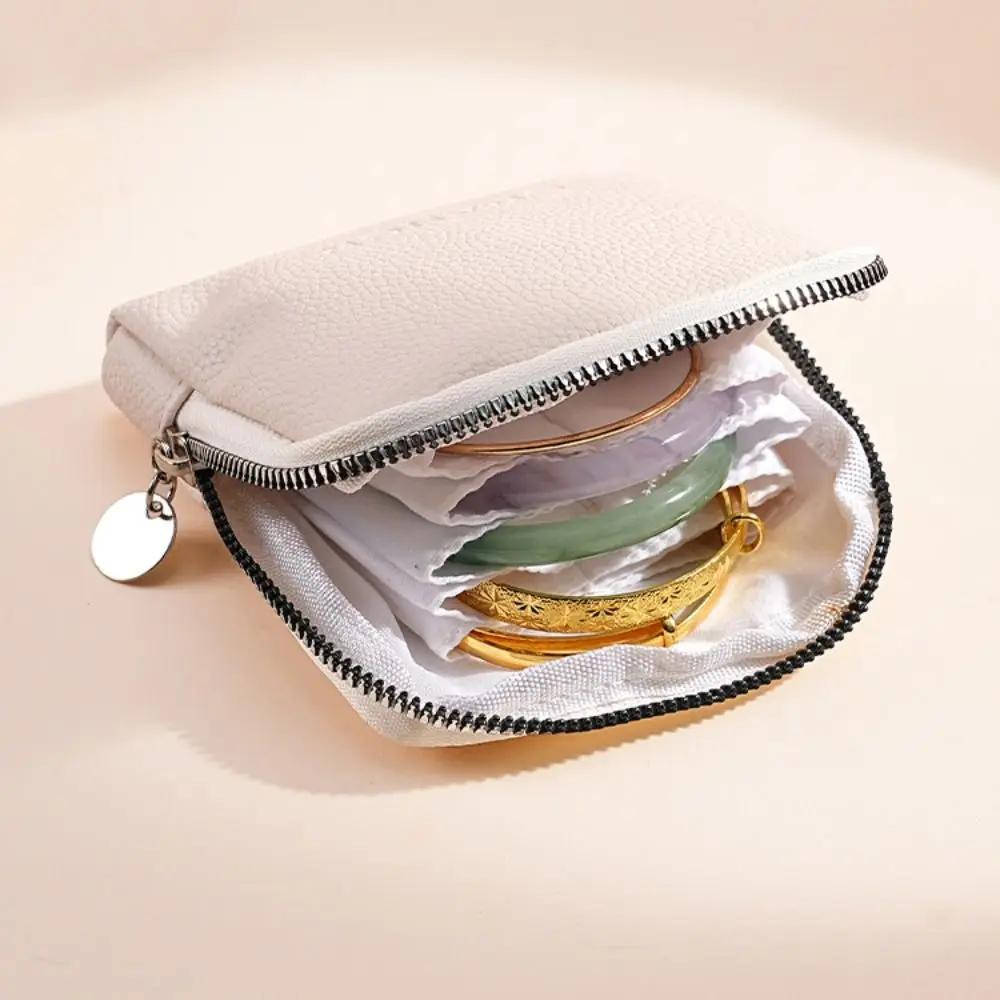 Earrings Bracelet Jewelry Packing Bag PU Leather Rings Necklace Jewelry Storage Case Large Capacity Organizer Jewelry Holder