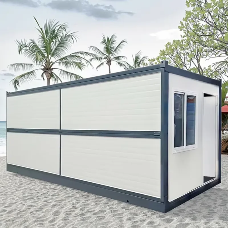 Custom 1 Bedroom 20FT Steel Container House Flat Pack Mobile Prefab Homes with Modern Design for Hotels