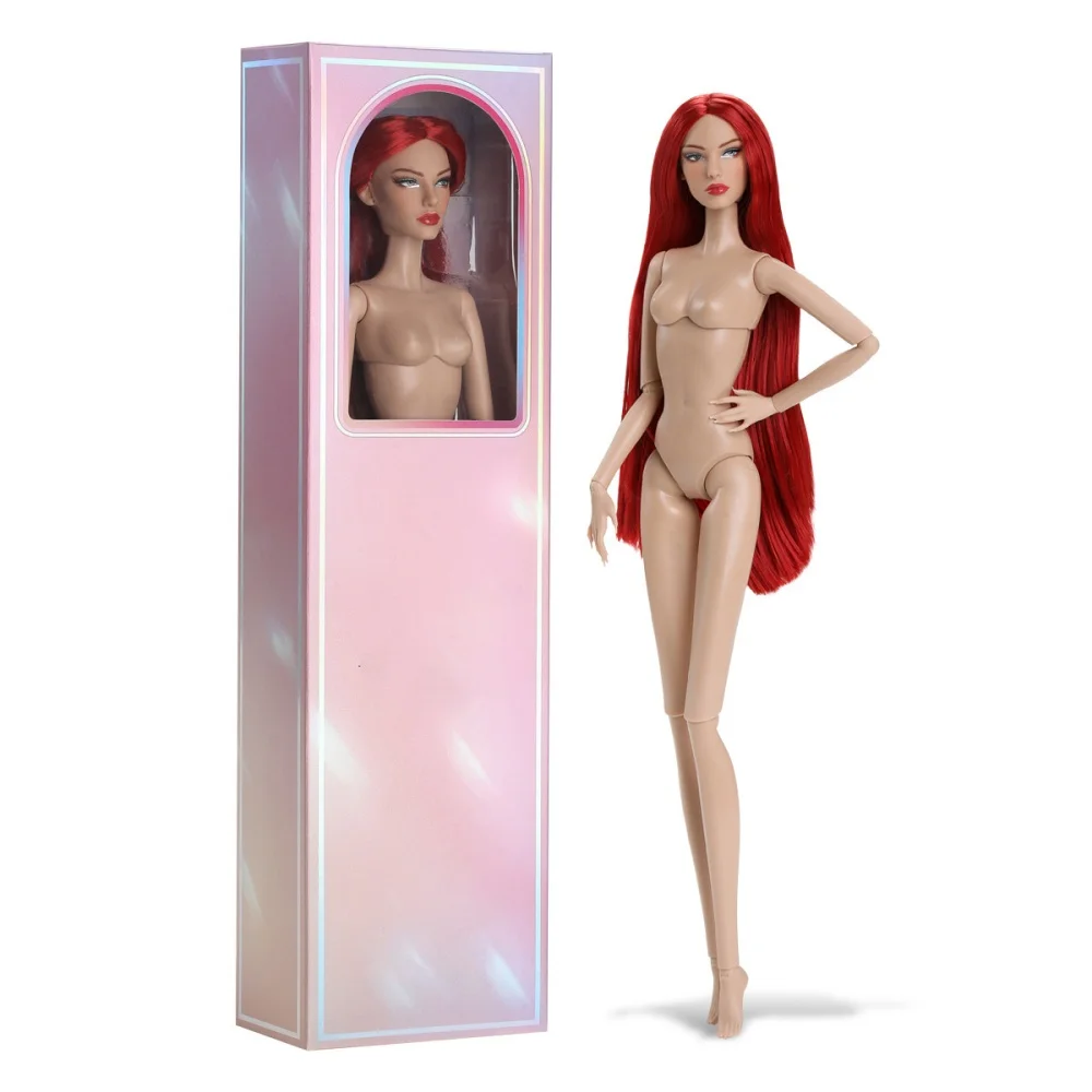 32cm 14-Joint Movable Supermodel Fashion Doll DIY Dress Up Cute Figure Toy for Girls Kids Collector Birthday Gift Home Decor