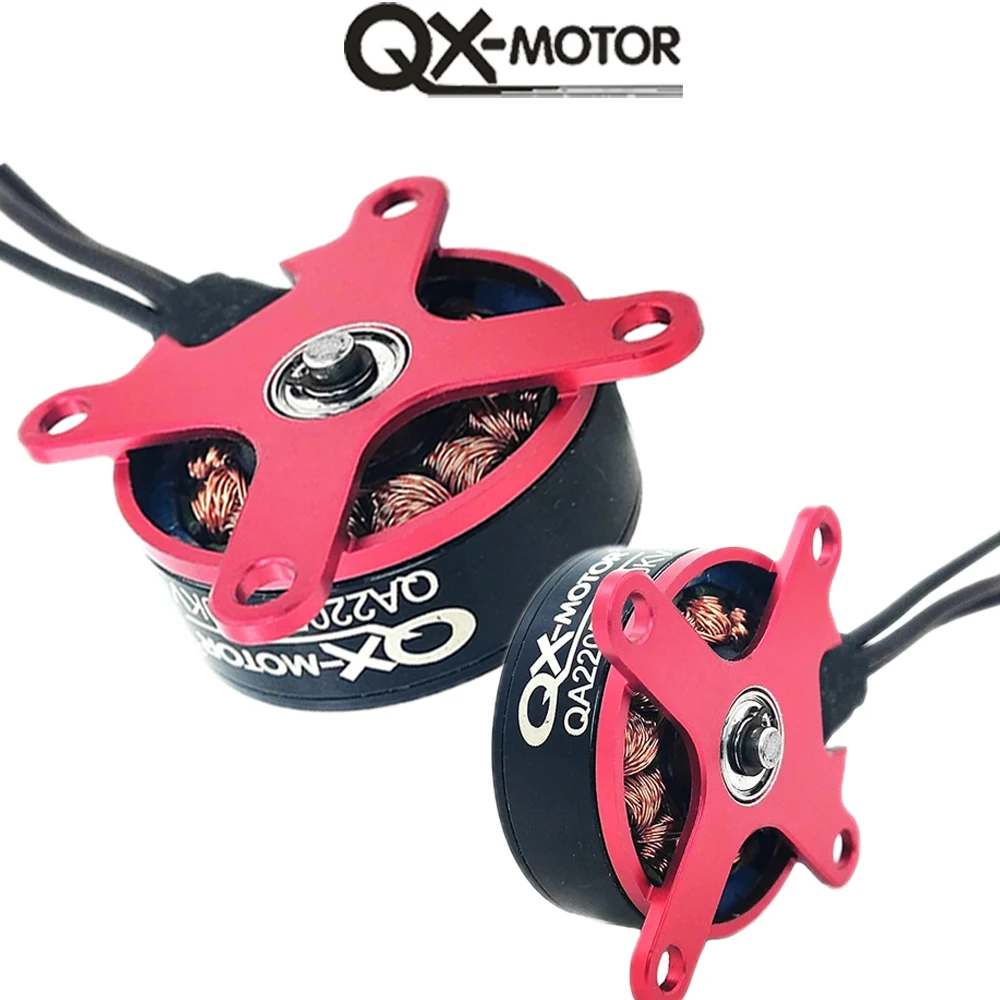 QX-MOTOR 2205 1800KV 1400kv Brushless Motor Support 2-3s For RC Fixed-wing Aeroplane Airplane KT F3P