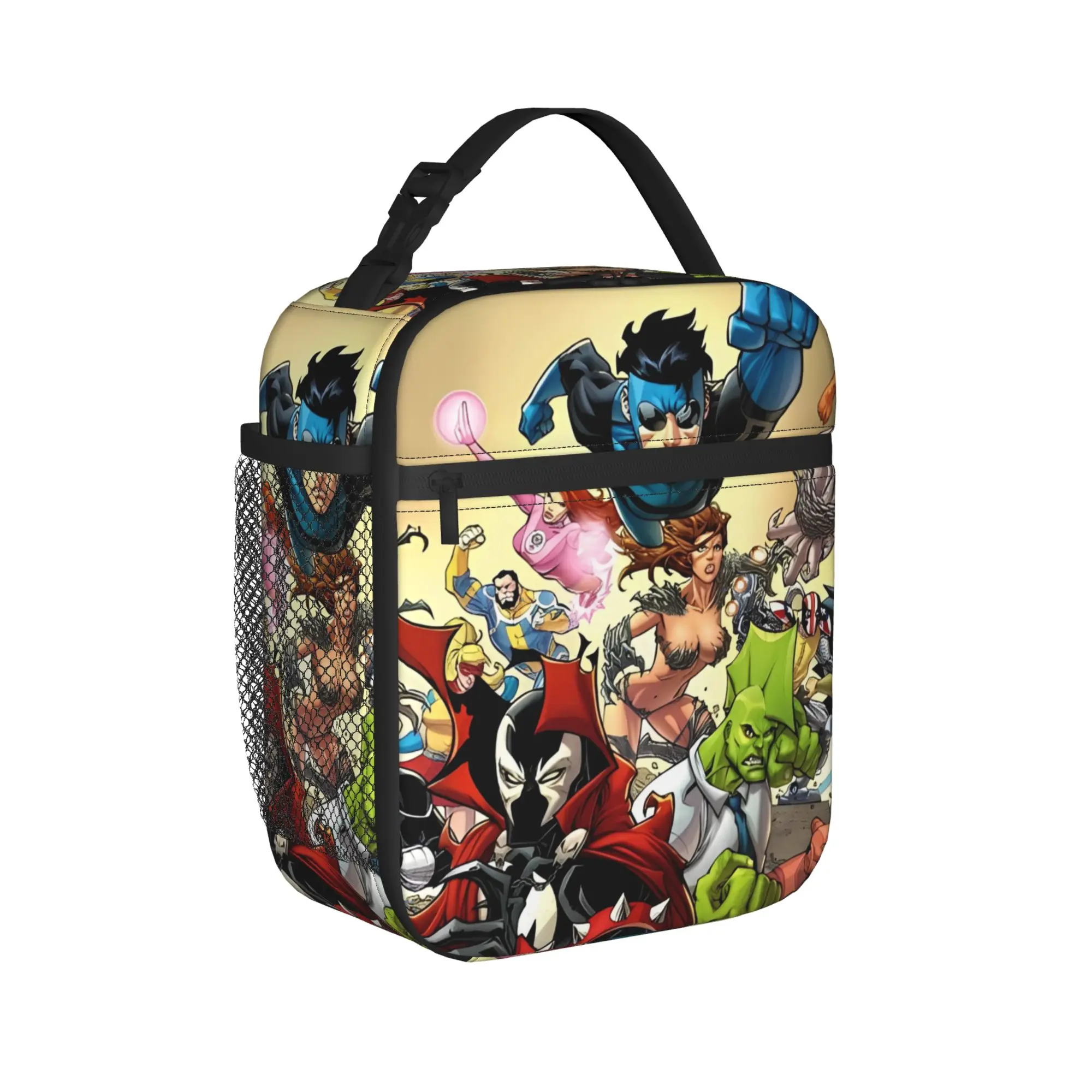 Invinci-bles Poster Insulated Lunch Bag Portable  Lunch Container Thermal Bag Tote Lunch Box Beach  Picnic Men Women