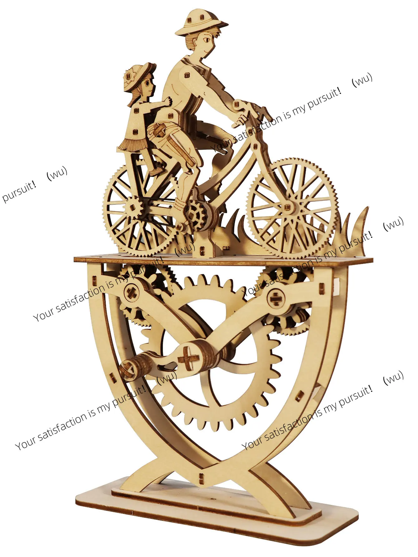 3D Wooden Puzzle for Adults Father And Daughter Handmade Assembly Model Kits DIY Craft Brain Teaser Birthday Or Christmas Gifts