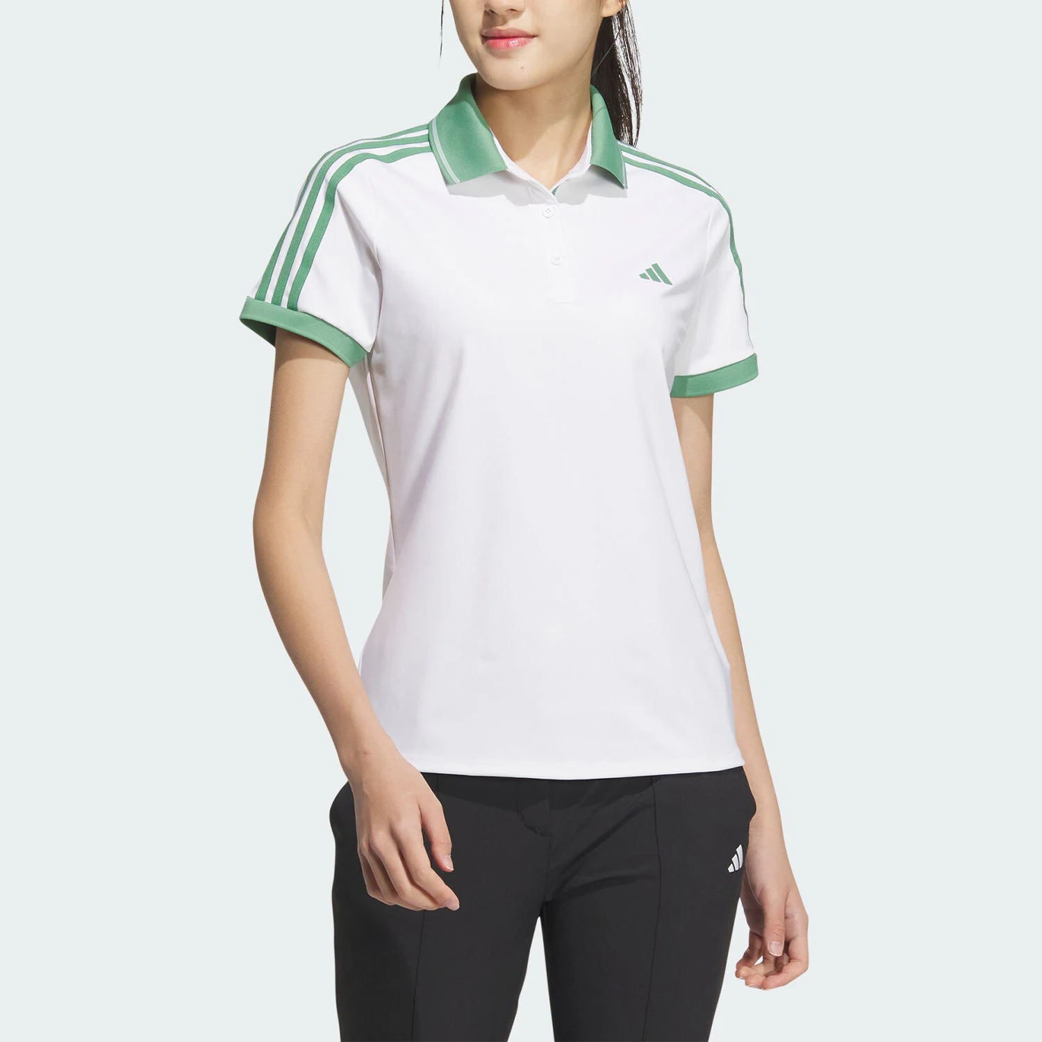 

Официальная новая женская повседневная спортивная рубашка-поло для гольфа Adidas IS4733