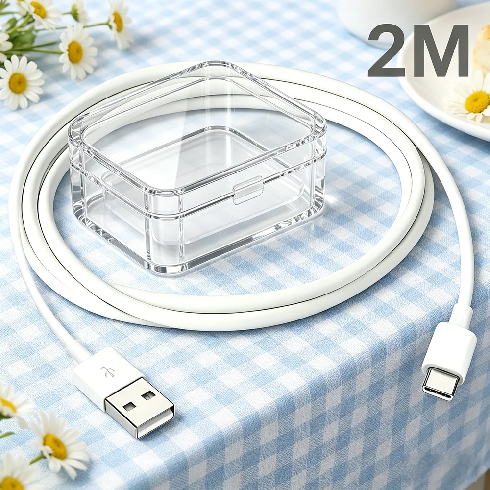 

1Pack 2M USB A to USB C Cable,Fast Charging & Data Transfer Cord for Cell Phone Tablet Car Use