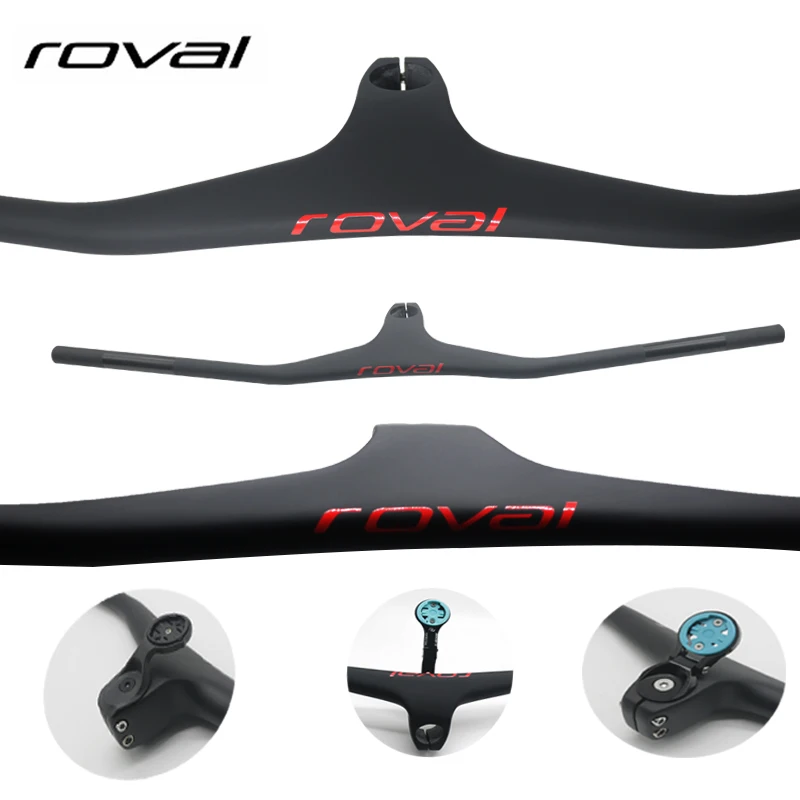 

T1000 карбоновый руль и вынос Mtb 28,6 мм-17 градусов карбоновый интегрированный руль для горного велосипеда 660 ~ 800 60-110 мм Запчасти для велосипеда