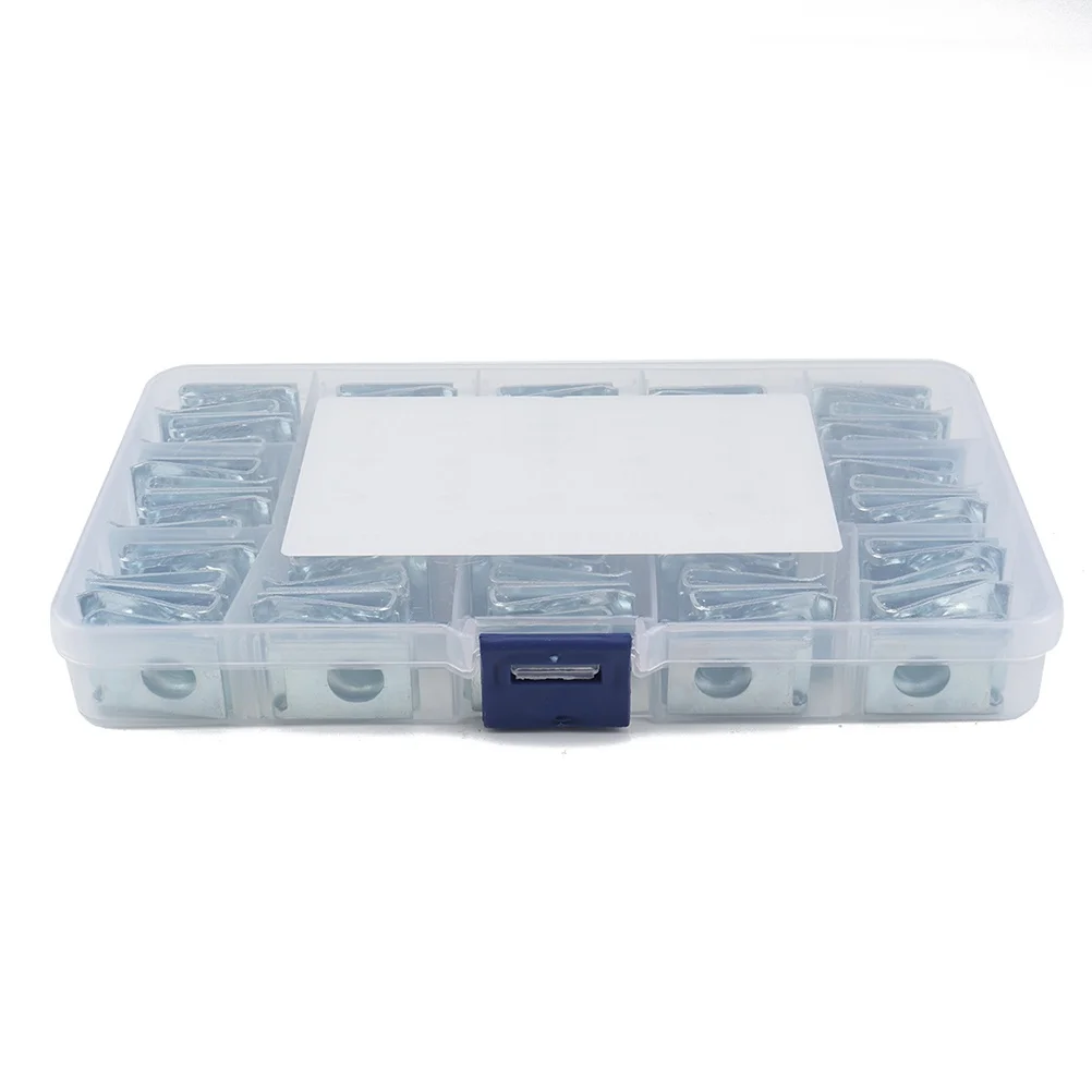 

60pcs Motorcycle Nuts Fasteners Self Tapping M8 Manganese Steel Boxed Clips