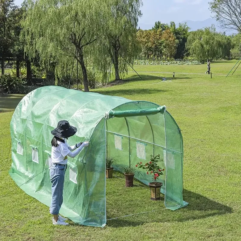 Hot Sale Plastic Greenhouse Tent Outdoor Portable Invernadero Small Greenhouses for Home Use