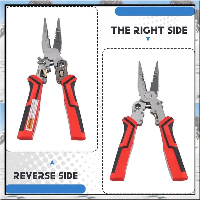 AS59 -With Voltage Tester Versatile Wire Stripping Pliers With Electricity Measurement