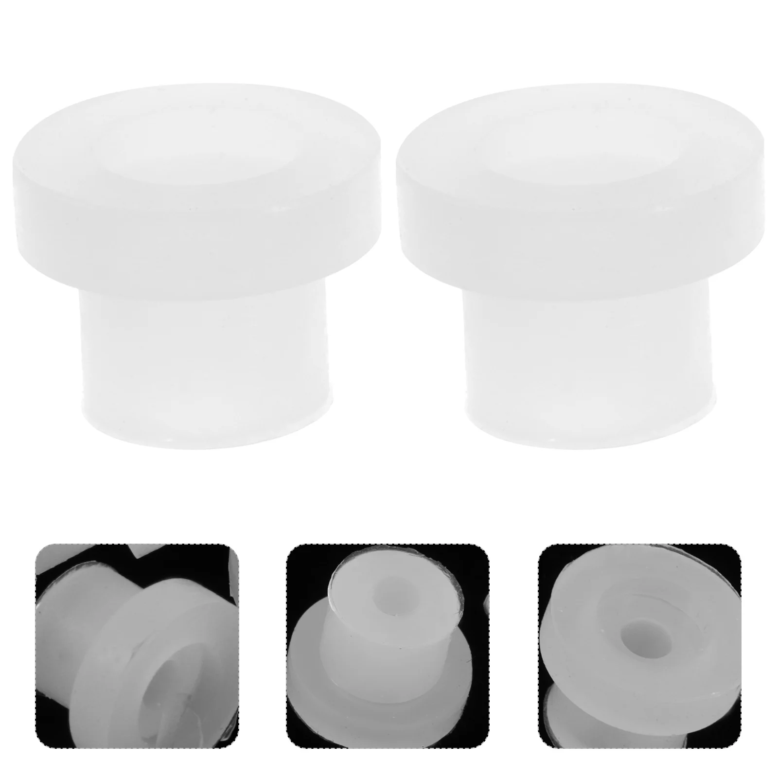 

100 Pcs Tattoo Pincushion Tattoos Machine Grommets Silicone Needles Tattooing Parts Silica Gel