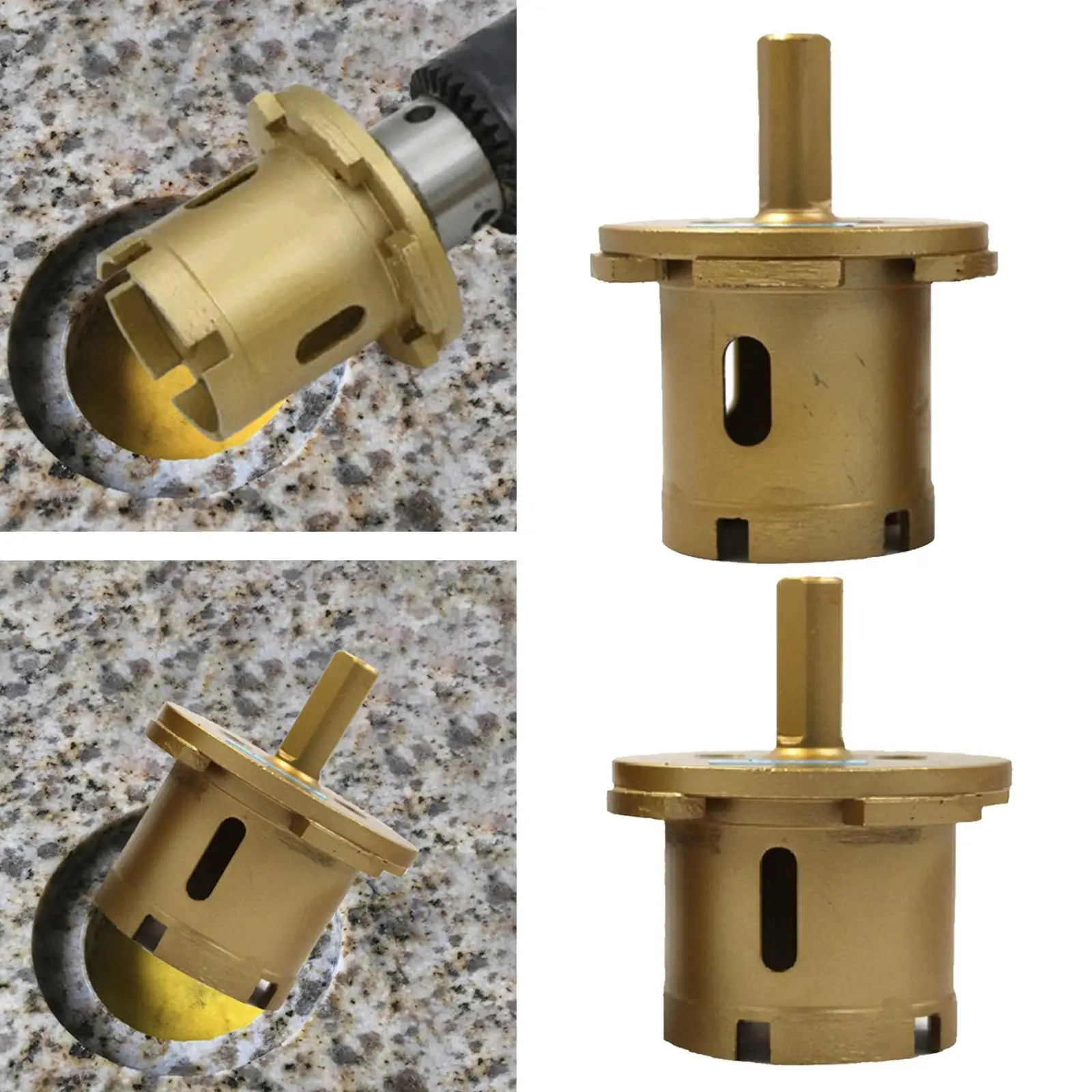 

Marble Hollow Core Drill Bit Premium Basin Drill Professional Sink Drill Hole Saw Drill Bit for Tile Glass Marble Ceramic