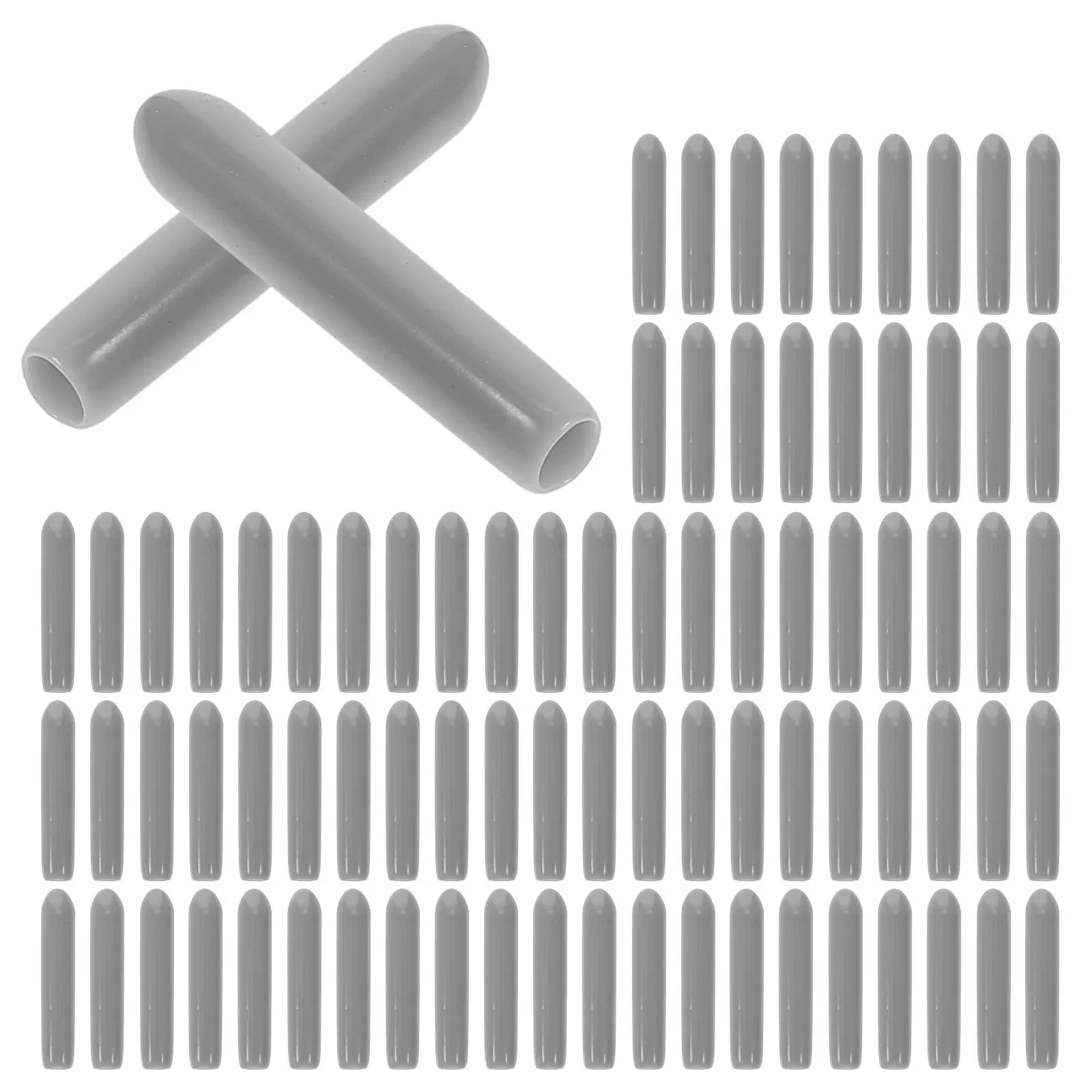 150pcs Dishwasher Protection Cap Rack Shelf Cover Universal Prong Tube Bolt PVC End Tip Protective Covers For Rust Prevention