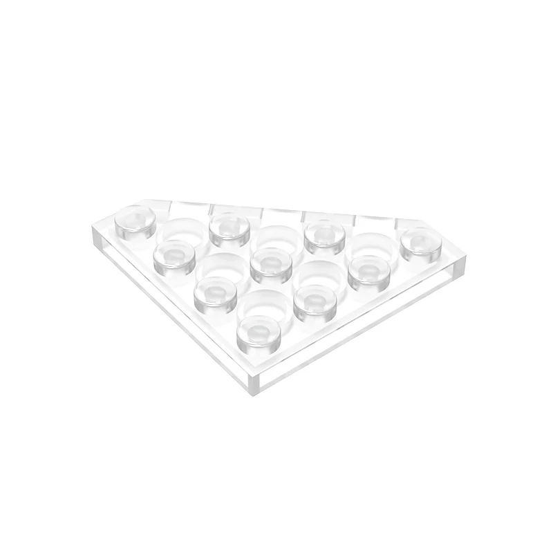 Gobricks GDS-554 Wedge, Plate 4 x 4 Cut Corner  compatible with lego 30503 pieces of children\'s DIY Building Blocks Technical
