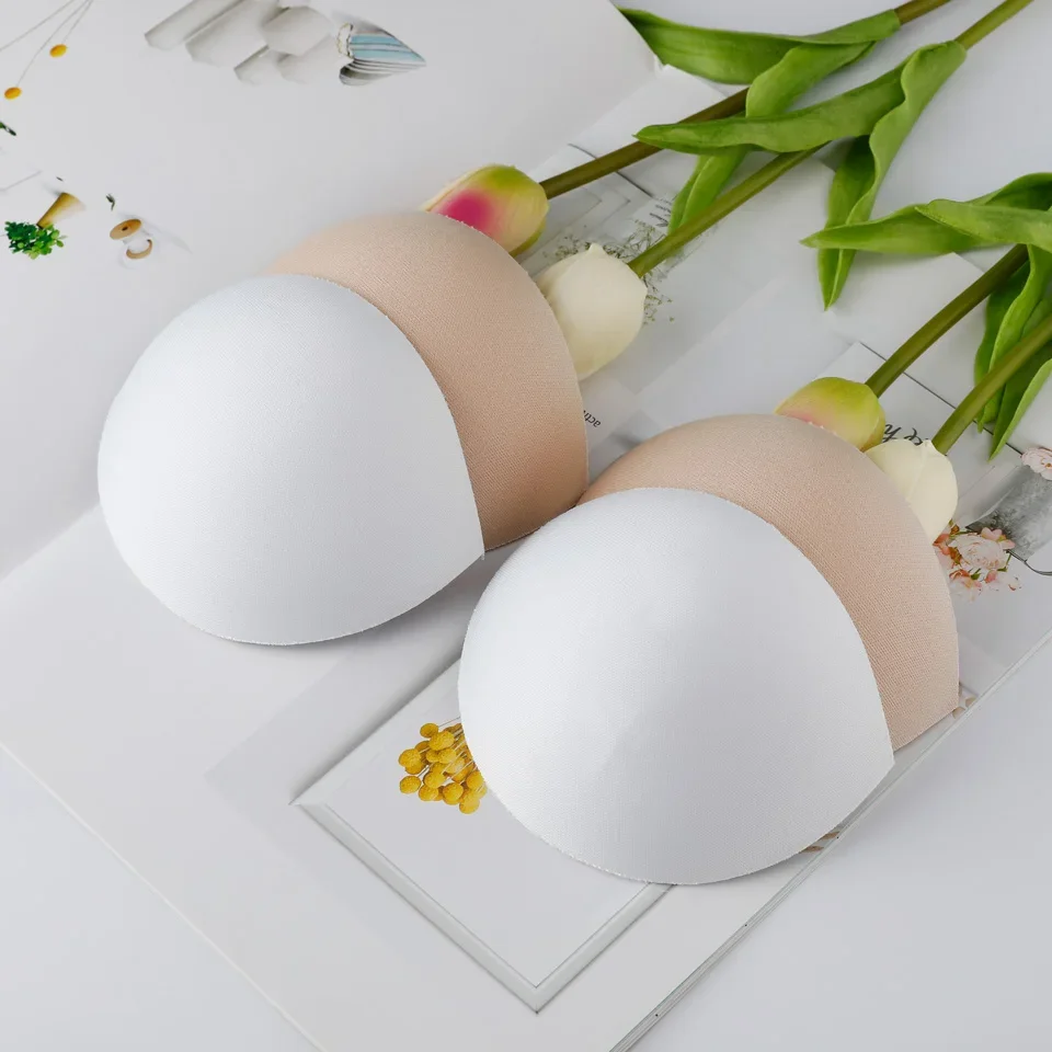 10 Pairs/Lot Sexy Women Sponge Bra Pad Chest Cups Breast Enhancer Push Up Bikini Inserts Invisible Thick Bra Pads for Swimsuit