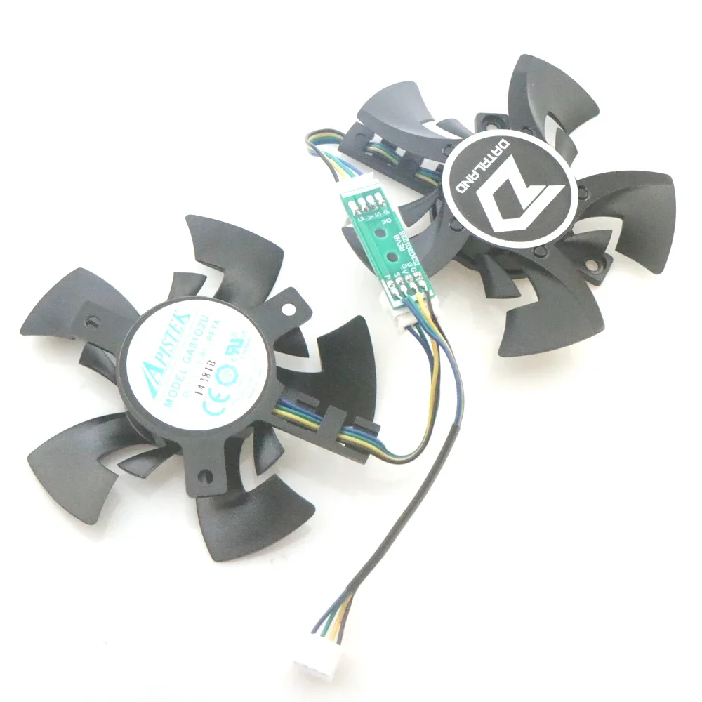 Free Shipping GA81O2U 12V 0.38A 72mm 40*40*40mm 4Pin Fan For DATALAND R7 R9 380 285 2G/4G Graphics Card Fan