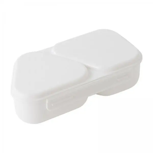Triangle Onigiri Press Maker PP Rice Ball Case Compact Bento Container for Picnics School and Travel