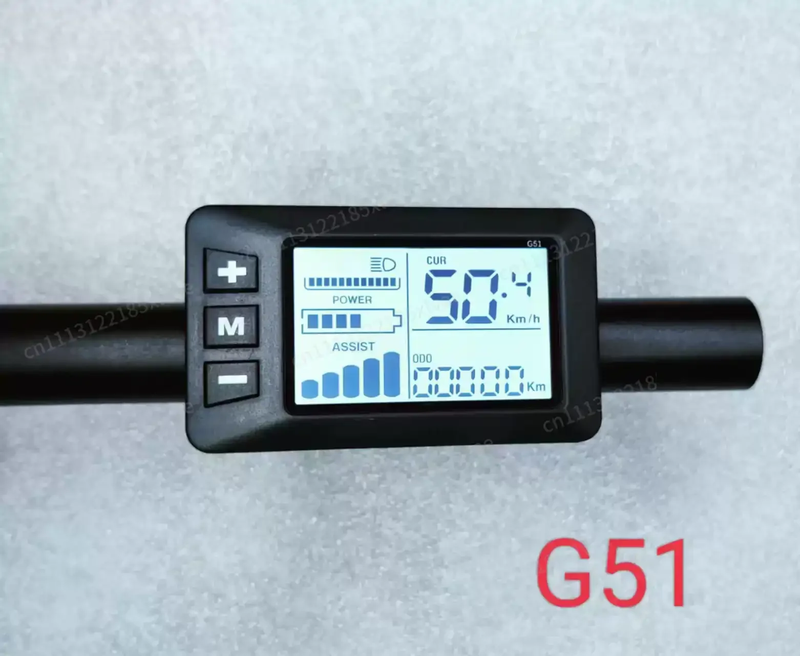 36V 48V Waterproof G51 LCD Display Screen With 5Pins Connection Cable Electric Bicycle Updated Replacement Accessories