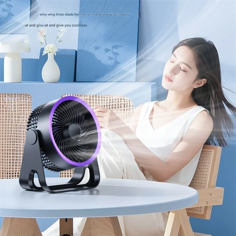 2025 مروحة كهربائية الجدول المروج اللاسلكية المحمولة تهوية هادئة سطح المكتب جدار مروحة السقف مبرد الهواء للمنزل
