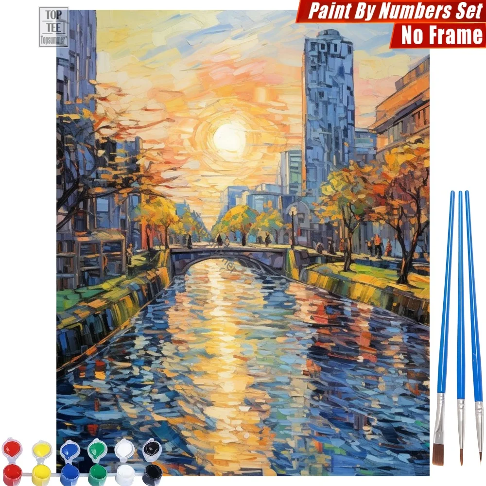 Sunset City Canal -…