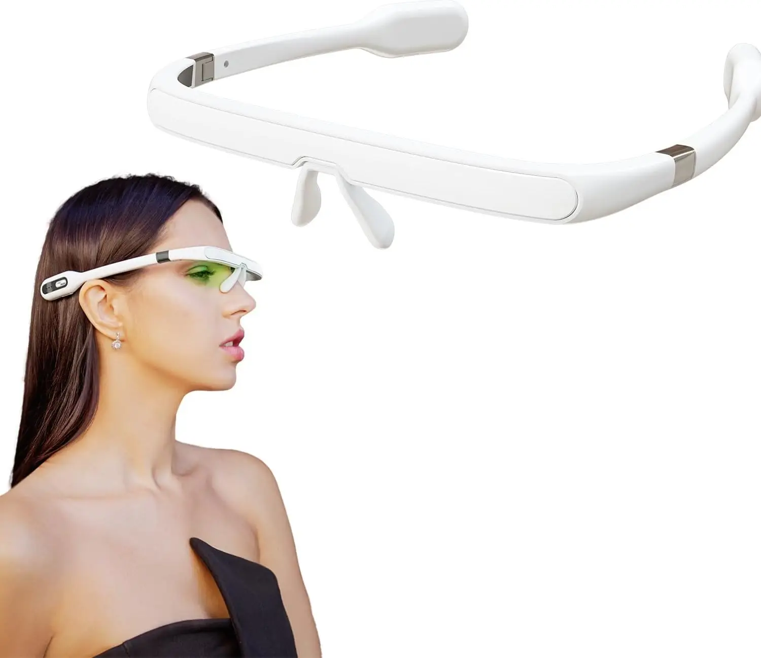 PEGASI 2 - Smart Light Therapy Glasses, Improve Your Sleep in 7 Days, Feather-Light, Boost Energy, Beat Jet Lag