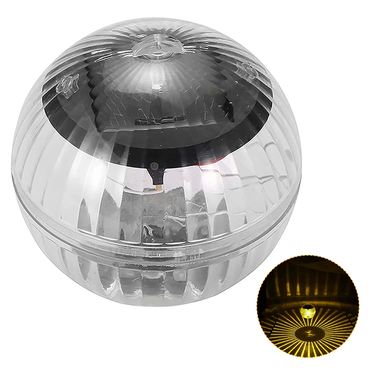 Solar Floating Pool Light IP44 Waterproof Solar Floating Pool Light Solar Powered Glow Globe Night Lights LED Glow Ball Lamp