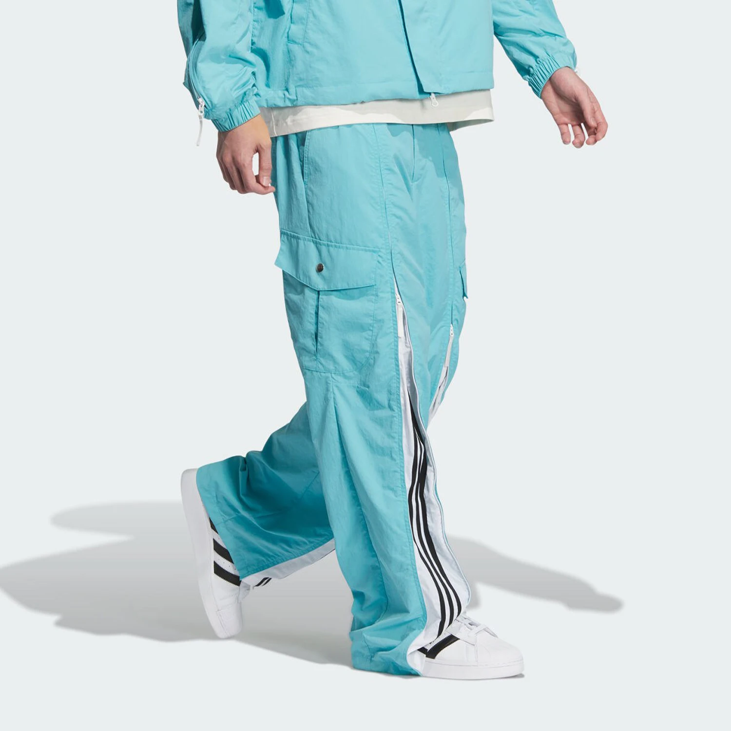 Adidas genuine clover unisex woven casual sports pants IZ4921