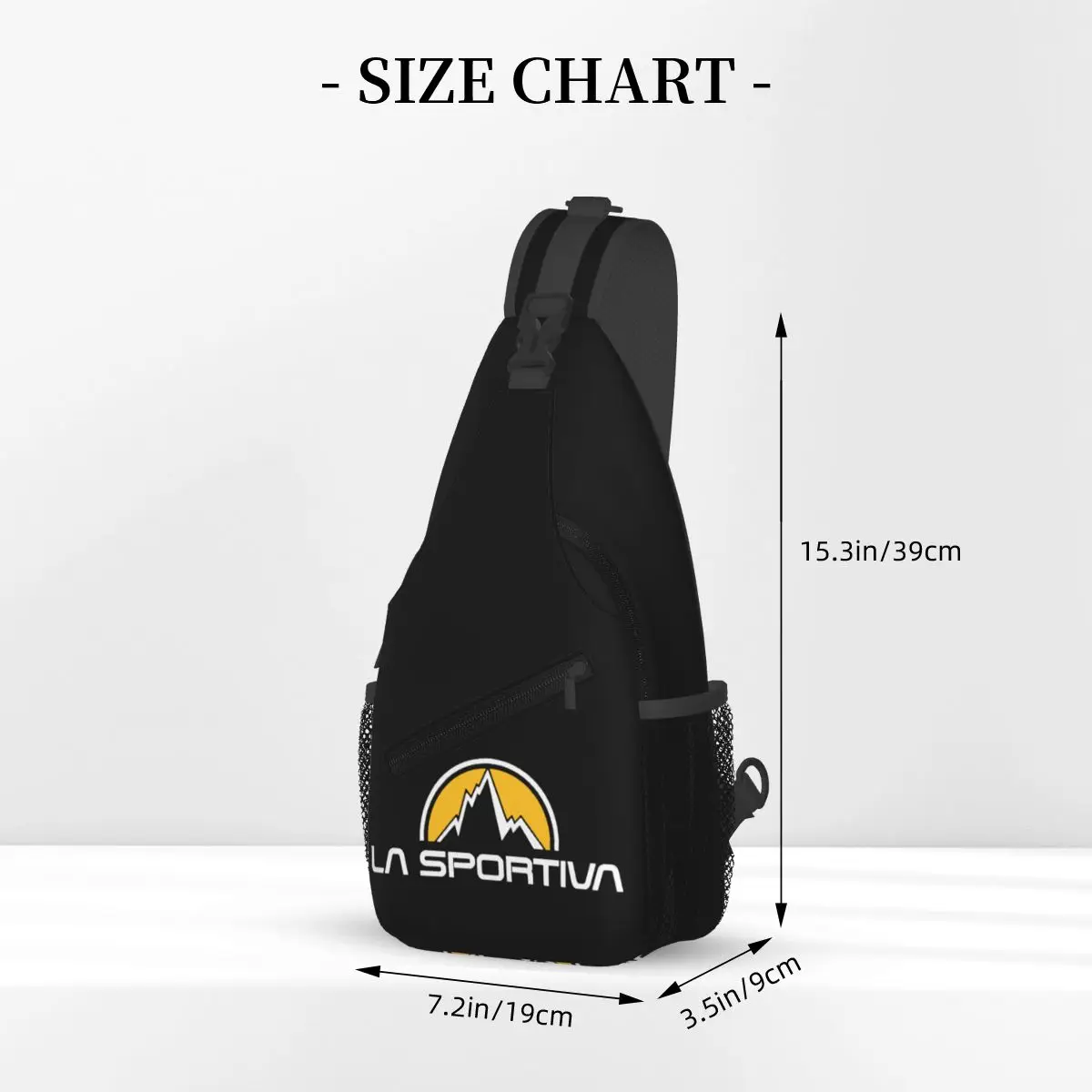 La Sportiva-Mochila pequeña para deportes al aire libre, bolso de hombro cruzado en el pecho, informal