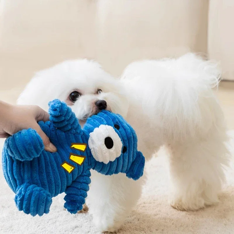 

KEEHOME Cartoon Small Animal Pet Plush Toy with Sound, Chew-resistant, Self-entertaining, Suitable for Medium and Small-sized Dogs and