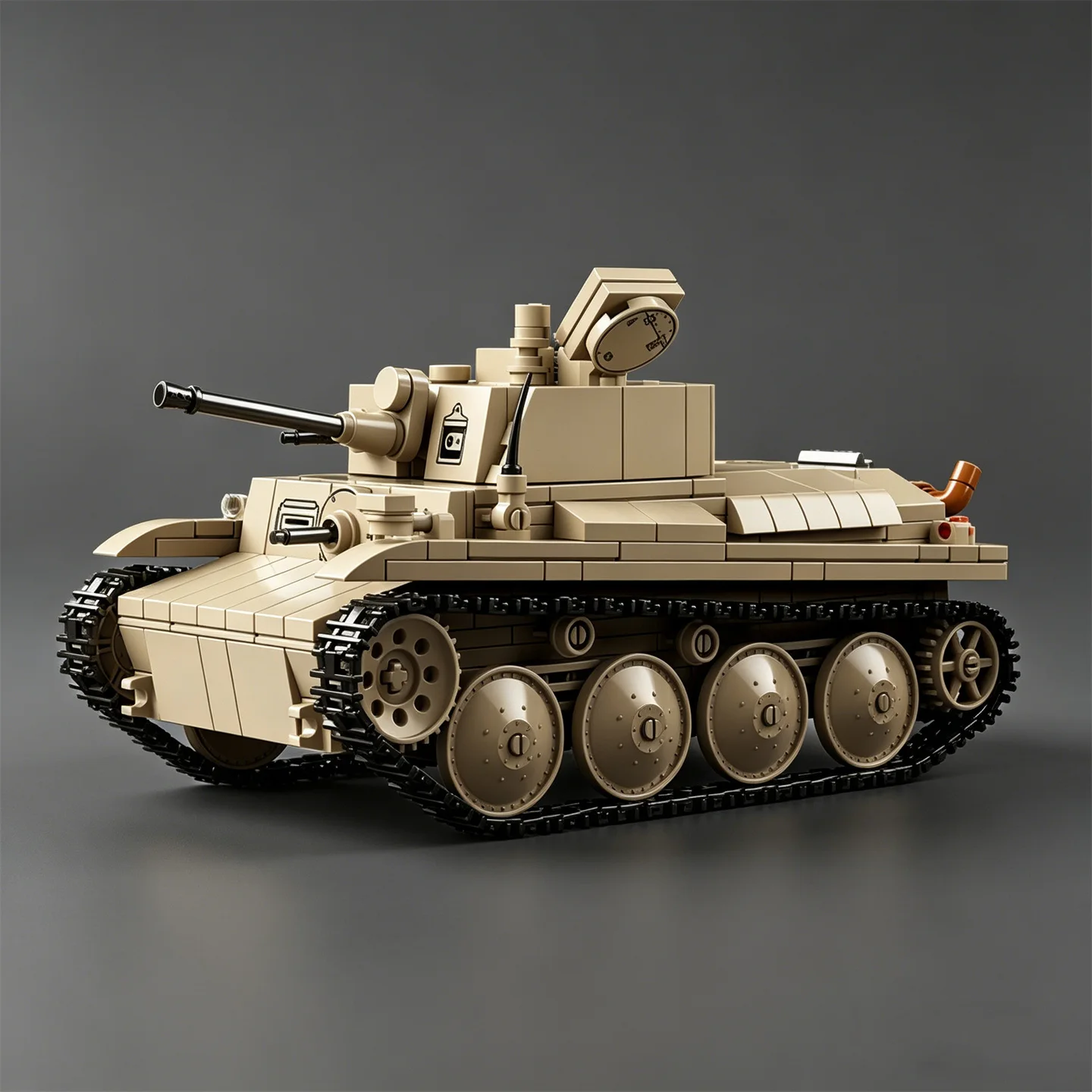 2026 NEW PZ KPFW38(T)AUSF.F Light Tank:Buildable Tracked Armored Vehicle Toy