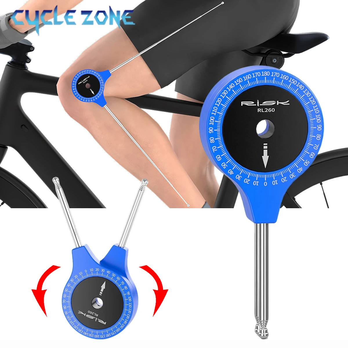 

Bicycle Cyclist Joint Protractor Bike Arm Leg Angle Finder Ruler Measurement Fitting Tool Universal Bike Seat Height Measuring