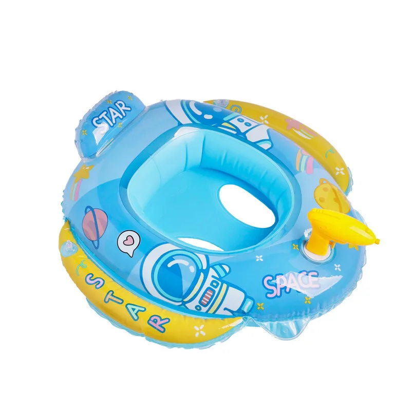 Airplane Seat Ring Kids Swimming Float Cute Cartoon Baby Inflatable Pool Ring For Water Play Fun And Safe Bathing Essential