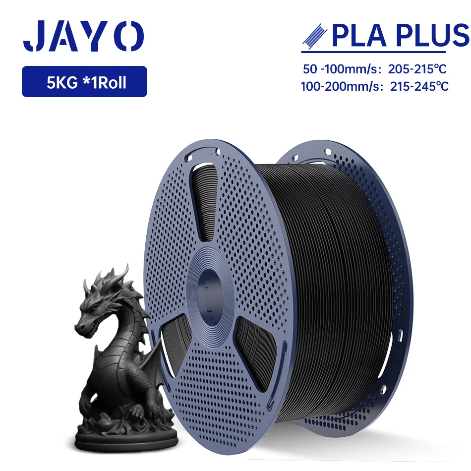 JAYO 5KG/roll 3D Filament PLA/ABS/PETG 3D Printer Filament 1.75mm PLA plus Filament Hoge taaiheid Netjes Wond