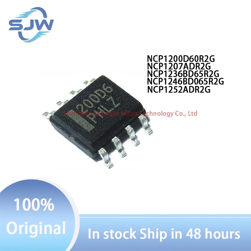 NCP1200D60R2G NCP1207ADR2G NCP1236BD65R2G NCP1246BD065R2G NCP1252ADR2G SOIC8 AC-DC controller and voltage regulator