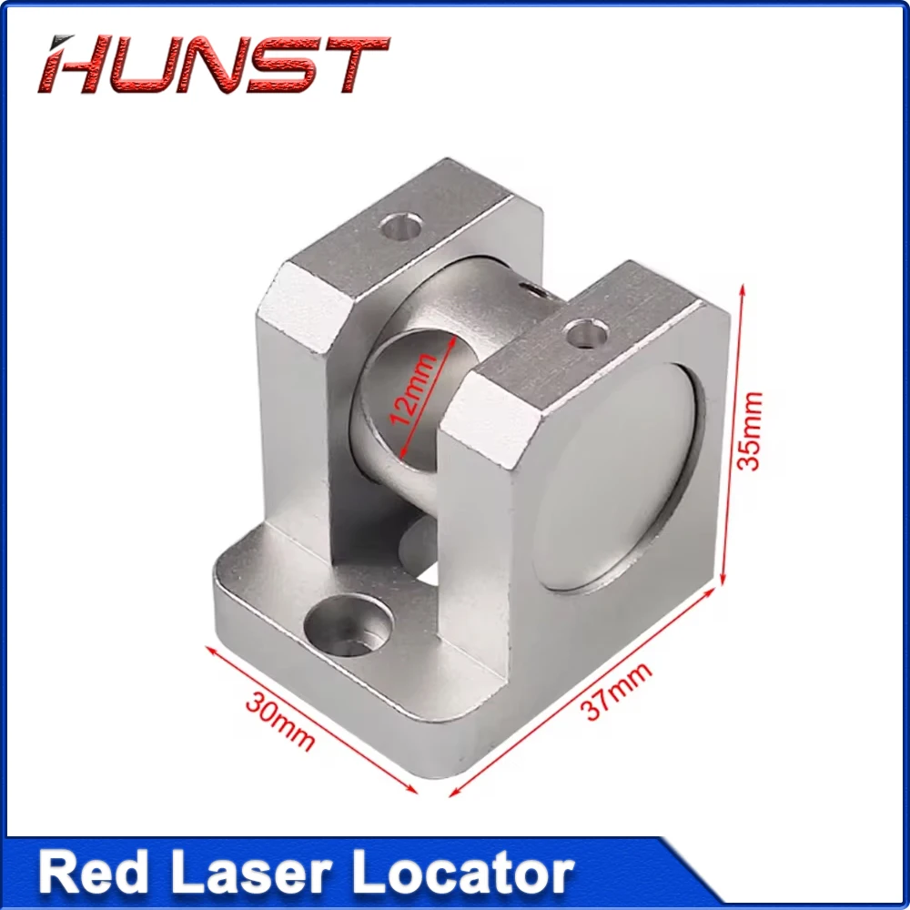 Hunst Laser Modul Red Laser Locator Teil Werkzeuge Durchmesser 12 mm Lichthalter für CO2 UV Fasermarkierungsmaschine