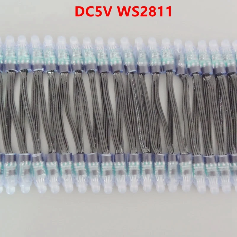1000 stücke DC5V / DC12V WS2811 IC LED-Module String Licht 12MM Voll Farbe IP68 Im Freien Wasserdichte Werbung LED pixel modul