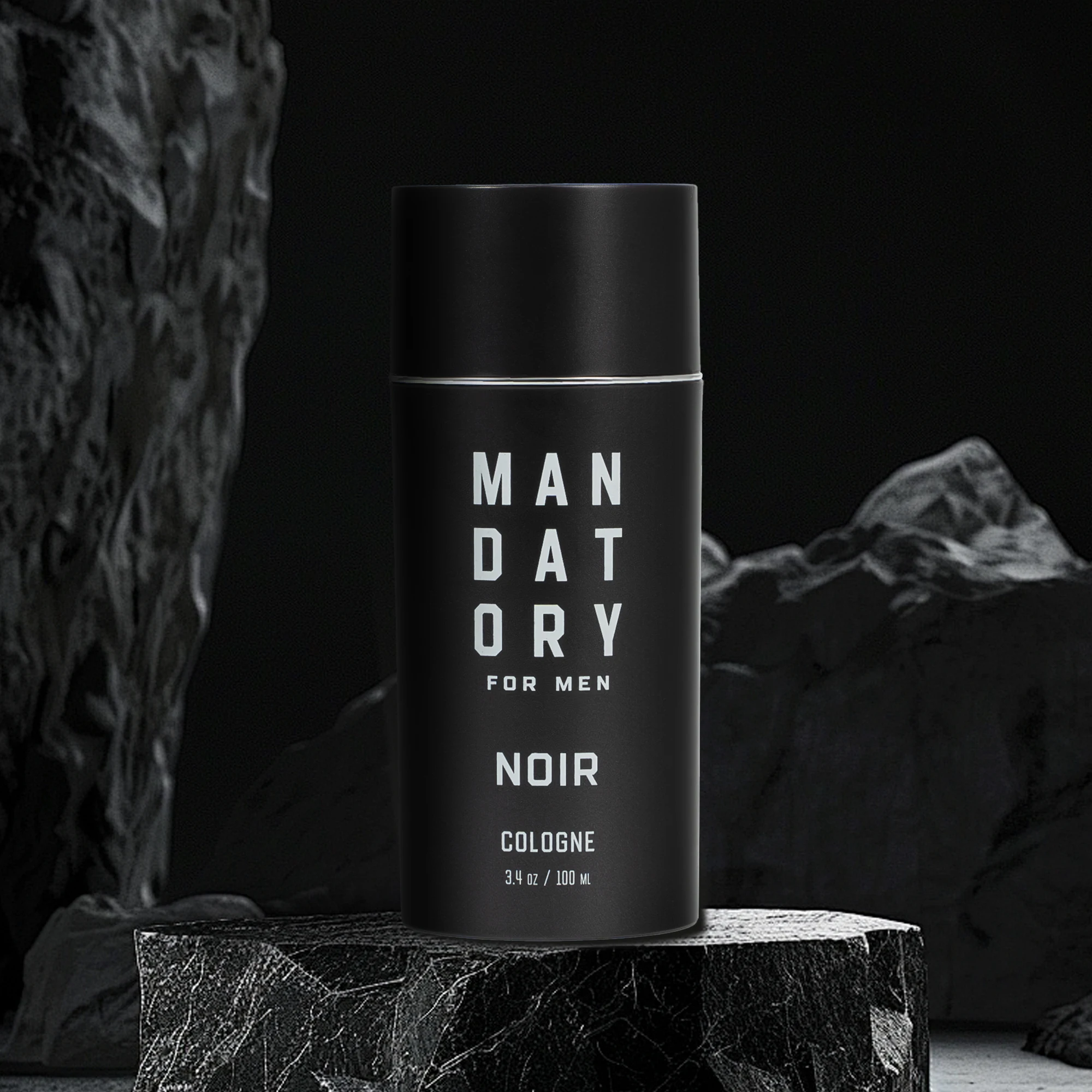 MANDATORY Cologne for Men Eau de Cologne Spray 3.4Oz Men's Cologne Fragrance NOIR Masculine Aroma Fragrance Note of Bergamot