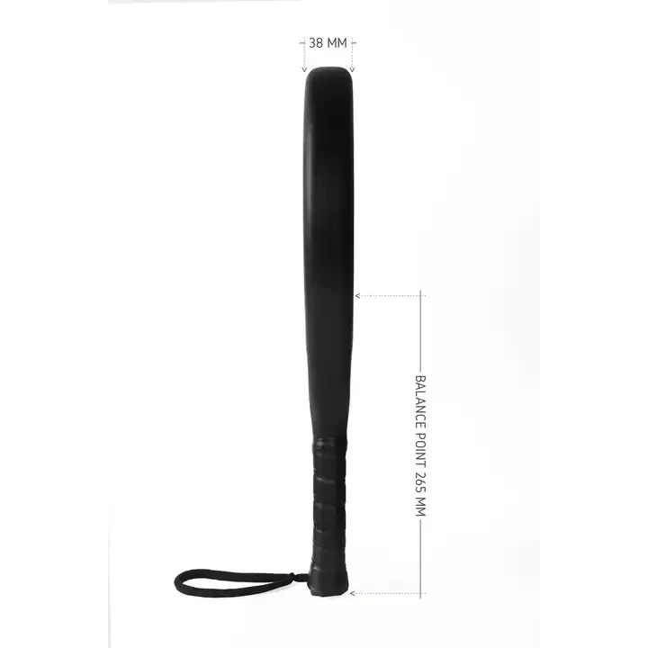 2025 dayanıklı karbon fiber malzemeli padel raketi, isteğe bağlı cam elyaf karışımı, 3K/12K/18K dokulu, QC1 model başlangıç seviyesine uygun spor raketi