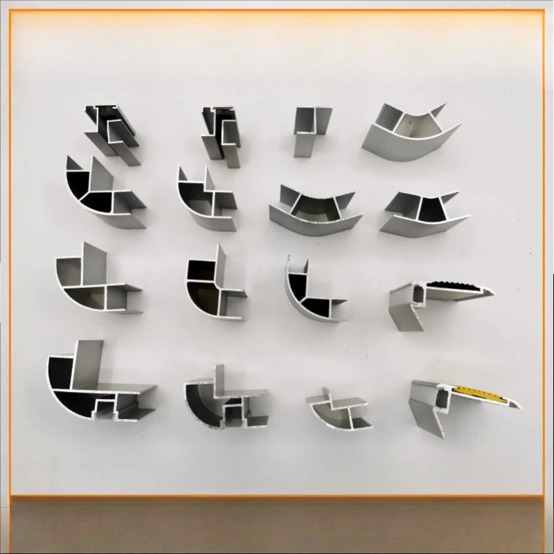 

RV hanging cabinet rounded corner profile, hanging cabinet lower wrapping angle 90 degrees aluminum profile bathroom profile